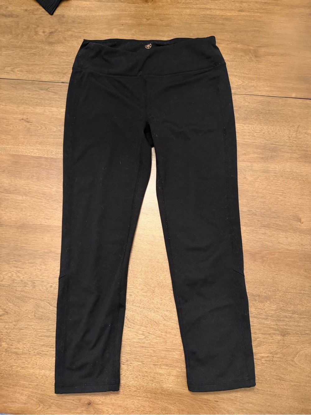 GAIAM Black Girls' High-Waist Active Leggings